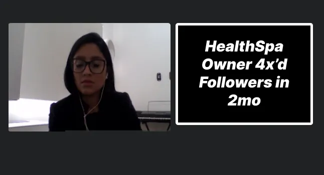 How this MedSpa Owner Grew Her Followers Without Doing Any Work