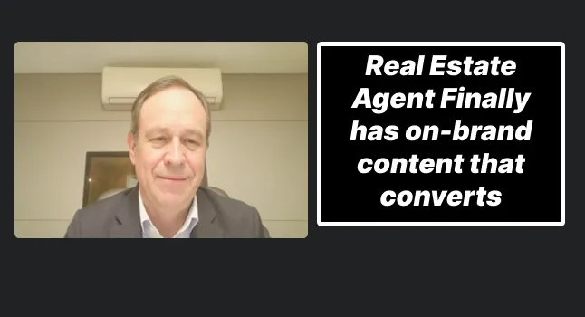 How this Real Estate Agent got On-Brand, Professional Social Media — and Incredible Marketing Support with It